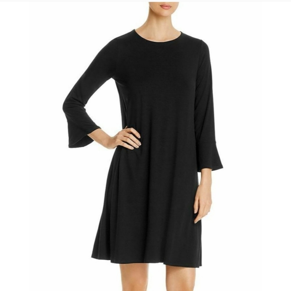 Eileen fisher XL bell sleeve jersey shift dress